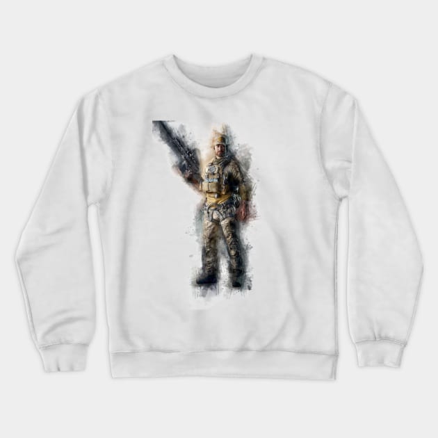 Mackay - BF2042 (Watercolor) Crewneck Sweatshirt by Stylizing4You